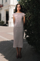 Striped Midi Dress